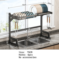 Prix usine métal évier support baguettes organisateur bassin bol support bassin bol égouttoir