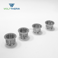 Connecteur femelle hexagonal en acier inoxydable Wolftherm SUS201, surface polie, garantie 3 ans, 1 pièce, ODM/OEM 1/2