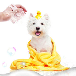 Cepillo de baño para perros, cepillo suave portátil para ducha de mascotas, cepillo de masaje multiusos para el cuidado del cabello para cachorros, productos para mascotas, accesorios para el hogar - Product Image 2