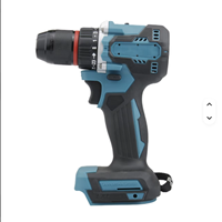 Perceuse-visseuse à percussion sans fil 18V-21V, moteur sans balais, vitesse variable, lumière LED, couple de 30 Nm pour la construction (OEM)