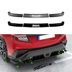 สปอยเลอร์หลัง AMP-Z สีดำเปียโน ลายคาร์บอนไฟเบอร์ ผิวด้าน สำหรับ Subaru WRX STI VB 2022 สไตล์แต่ง - Product Image 1
