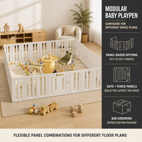 Parc de jeu pour bébé en promotion, clôture de sécurité intérieure pliable pour tout-petits, grande aire de jeux avec portillon verrouillable, certifié CE, en plastique, modèle Zhejiang 0821