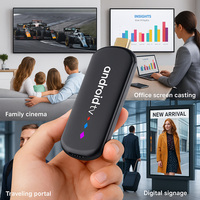 TV Stick con 2GB de RAM y 16GB de ROM, Reproductor Multimedia Android 14, Smart TV Box 4K, Quad Core, WIFI 5G, Android TV Stick