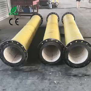 Mangueras de caucho con revestimiento cerámico DN25-DN500, estándar industrial, para dragado y transporte de lodos cerámicos de alúmina en minería - Product Image 3