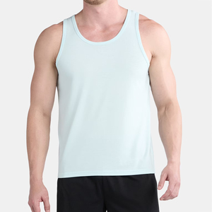 Camiseta sin mangas de secado rápido para hombre, camiseta deportiva sin mangas para gimnasio, entrenamiento y deportes al aire libre - Product Image 1