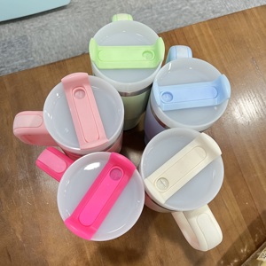 Colorful Vacuum <b>Insulated</b> Kids Macaron 14Oz Baby Tumbler Stainless Steel Travel <b>Mug</b> for Laser Engraving - Product Image 3