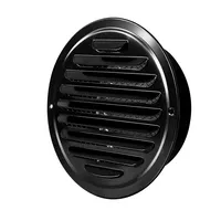 Acier inoxydable 70-200mm mur extérieur sortie d'air grille d'aération bouchon de conduit rond couvercle de ventilation trou bouchon système de ventilation