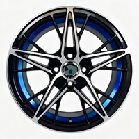 Jantes de voiture forgées de performance, best-seller, prix direct usine, en alliage peint, 16-22 pouces, noir/argent/bleu, 5x100, 5x120