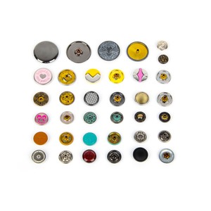 High Quality High Fashion Custom 4-Part Thobe Snap <b>Button</b> Zinc Alloy Eco-Friendly Design for Clothes - Product Image 2