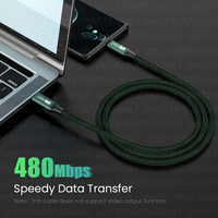 Cable USB C a C de 0.5M, 1M, 2M, 3M con Doble Conector en Ángulo, PD240W, Carga Rápida de 5A para PS5, Nintendo Switch, Galaxy, MacBook Pro, Tipo-C
