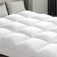 Meilleur ODM Queen Size Extra Épais En Peluche Oreiller Surmatelas Vente à Chaud Tapis de Lit Couverture pour le Soulagement des Douleurs de Dos