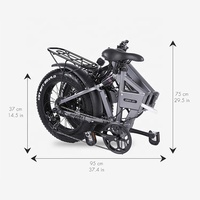 Paige Vélo électrique pliant E MX21 Chargeur de vélo de qualité garantie Batterie au lithium 48v E-bike Enduro Frame Retro E-bicycle Ebike
