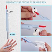 7-en-1 ordinateur clavier nettoyant brosse Kit écouteur stylo de nettoyage pour casque iPad téléphone outils de nettoyage nettoyant Keycap extracteur Kit