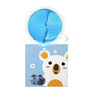 Factory Direct Hot Sale Augen pflege Benutzer definiertes privates Logo Blueberry Fruit Moist urizing Jelly Anti-Falten entfernung Puffy Eye Mask