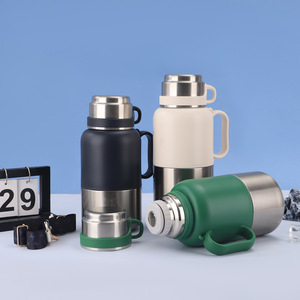 Customize 1.6l 2l Double Wall 316 Stainless Steel Insulated Thermal Water Bottle <b>Large</b> Capacity Car Tumbler For Traveling - Product Image 2