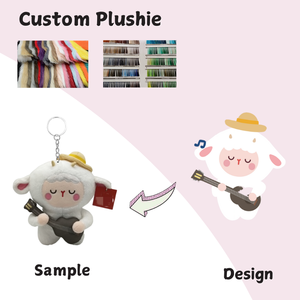 Gotgift vòng chìa khóa trẻ em mềm đồ chơi sang trọng nhà sản xuất tùy chỉnh Fluffy <span class=keywords><strong>Keychain</strong></span> sang trọng <span class=keywords><strong>Keychain</strong></span> tùy chỉnh - Product Image 2