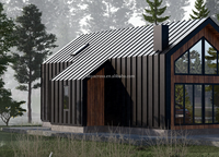 Vente en gros de maisons préfabriquées villa de luxe à 2 étages avec 2 chambres à coucher maisons modulaires caisse de luxe préfabriquée