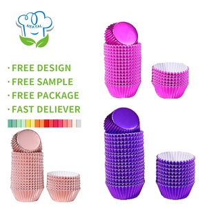 Vendita Diretta dalla Fabbrica: Stampi per Cupcake <span class=keywords><strong>in</strong></span> <span class=keywords><strong>Alluminio</strong></span> 5*3cm, Formine per Torte, <span class=keywords><strong>Pirottini</strong></span> per Cupcake da Forno - Product Image 1