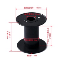 Bobine de 120 mm à verrouillage rapide, chargement et déchargement rapides, attaches pour câbles en PP/ABS, sangles, cordes, emballage domestique, bobine, directement de l'usine