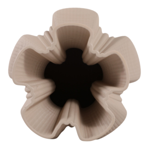 Vaso Moderno Scultoreo Stampato in 3D, Vaso Decorativo per Fiori da Esposizione su Tavolo in Soggiorno o Camera da Letto - Product Image 6