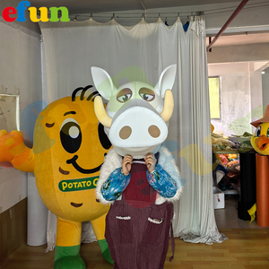 Efun quantité minimale <span class=keywords><strong>de</strong></span> commande 1 PC Costume <span class=keywords><strong>de</strong></span> mascotte <span class=keywords><strong>de</strong></span> <span class=keywords><strong>sanglier</strong></span> marron personnalisé Costume <span class=keywords><strong>de</strong></span> personnage animal <span class=keywords><strong>de</strong></span> dessin animé mignon à vendre - Product Image 4