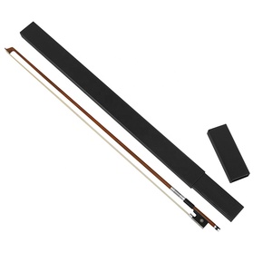 Custodia a prua universale diretta in fabbrica per violino grande e medio custodia per arco in cartone rigido nero - Product Image 1