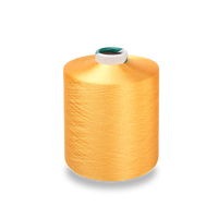 Filament de polyester DTY 100% 150D/300D TBR, couleur vive, toutes les couleurs par teinture en masse pour le tissage