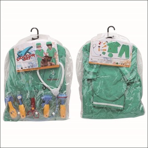 <span class=keywords><strong>Disfraz</strong></span> de <span class=keywords><strong>enfermera</strong></span> Doctor Scrubs para niños con accesorios, <span class=keywords><strong>disfraz</strong></span> de disfraces para niños, juego de simulación, juego de veterinario, juego de juguete - Product Image 2