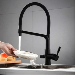 <span class=keywords><strong>Robinet</strong></span> de cuisine en laiton avec <span class=keywords><strong>robinet</strong></span> filtrant eau potable se connecter au purificateur d'eau robinets à <span class=keywords><strong>double</strong></span> fonction mélangeur - Product Image 4