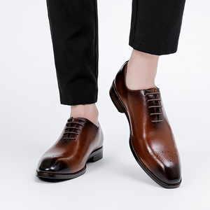 Zapatos Oxford de Cuero Cosidos a Mano, Elegantes y Pulidos, Ideales para Caminar, Zapatos Formales de Primera Calidad para Negocios y Conferencias - Product Image 3