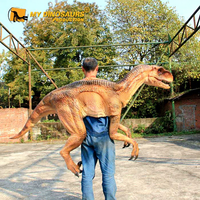 Mon Dino DP-033 Petit Dinosaure Bébé Modèle Simulation Dinosaure Marionnette à Bras