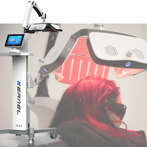 Dispositivo de crecimiento de cabello con láser de diodo 424 para <span class=keywords><strong>alopecia</strong></span> androgenética CE EE. UU. 510K Salón aprobado y clínicas de Dermatología - Product Image 1