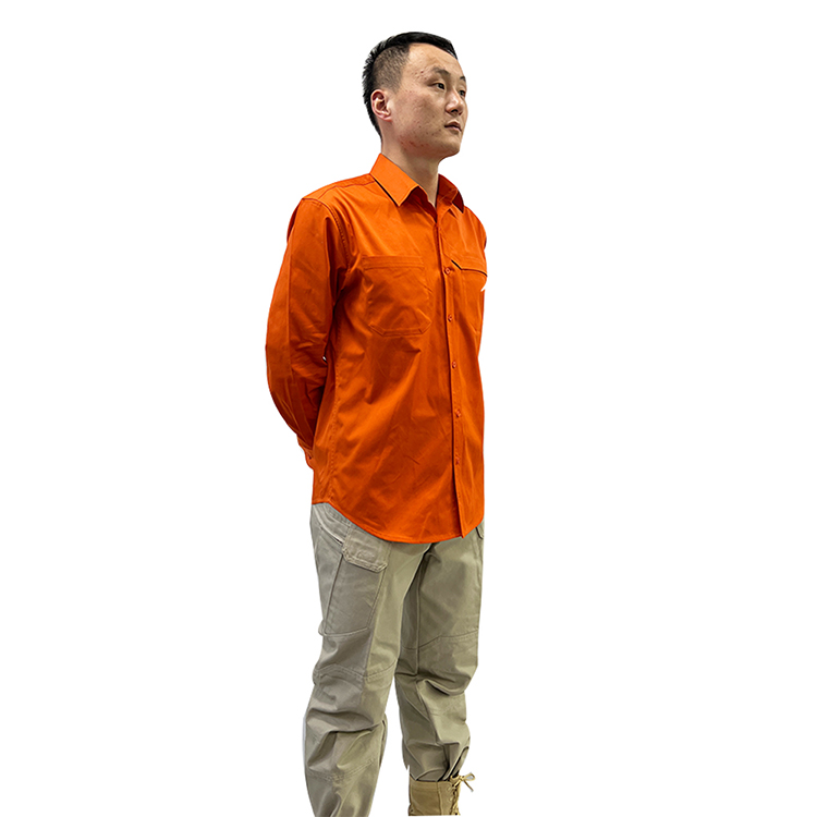 Custom Professional Comfortable  Long Sleeve Mens Slim Formal Officer Security Guard Uniform Shirts