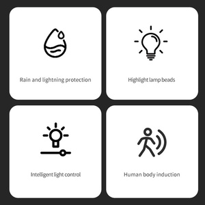 Lámpara Solar de Pared Giratoria de 3 Cabezas, 74 LED, IP65, Sensor de Movimiento PIR, Lámpara de Seguridad, Iluminación para Jardín Exterior, Patio, Camino, Decoración - Product Image 2
