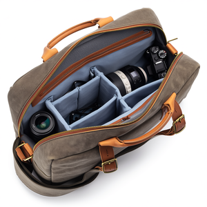 Высококачественная профессиональная сумка-тоут для фотосъемки <span class=keywords><strong>DSLR</strong></span> SLR беззеркальная сумка для хранения камеры для путешествий на открытом воздухе - Product Image 2