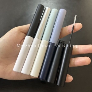 <span class=keywords><strong>ISMAN</strong></span> Nouveau style 5ML Flacon de sérum pour cils en spray fin mat avec logo personnalisé Tube rond givré vide pour mascara avec brosse - Product Image 2