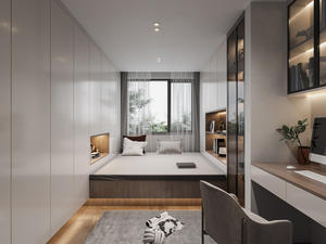 Meubles multifonctionnels durables en bois massif pour enfants et <span class=keywords><strong>armoire</strong></span> de chambre à coucher avec bureau d'étude Ensemble de meubles de chambre à coucher - Product Image 3