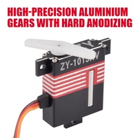 Servo Digital de Alta Presión ZY-1015HV de 9.5kg, Motor sin Núcleo a Prueba de Agua IP56 para Mejoras de Alto Rendimiento en Carreras RC