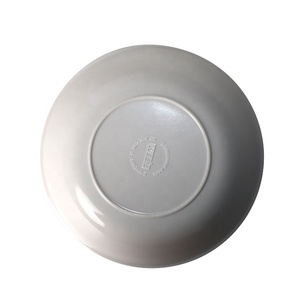OEM ronda ensalada o fruta aperitivo cuenco blanco jaspeado de melamina personalizada vajilla desayuno tazón de plástico - Product Image 3