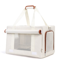 Sac à dos de transport pour animaux de compagnie, type valise bus à deux étages, pour deux chats, portable, grande capacité, respirant, avec fermeture éclair, pour l'extérieur