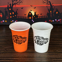 Gobelets à café jetables XINBANG en gros - 12 oz/16 oz PP biodégradable à paroi simple avec couvercles, contenants pour boissons chaudes (logo personnalisé)
