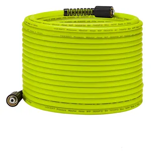 Tuyau de nettoyeur haute pression avec raccords M22 14mm Kits de connexion rapide Tuyau de lavage électrique de remplacement pour voitures - Product Image 2