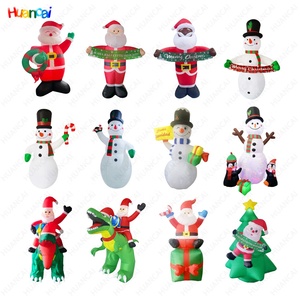 Dinosaurio Inflable Navideño para Jardín Exterior con Luz LED, Decoración Inflable Publicitaria, Exhibición Festiva Inflable Personalizada - Product Image 2