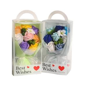 สบู่ดอกกุหลาบวันแม่ ของขวัญวาเลนไทน์สุดสร้างสรรค์ ดอกกุหลาบจำลอง 8 ดอก ทำจาก PVC คุณภาพสูง - Product Image 5