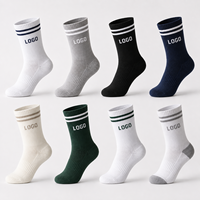 Chaussettes de course personnalisées avec logo, chaussettes de sport athlétiques, chaussettes respirantes en maille avec coussinets, OEM ODM