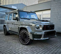 Kit de carrosserie en carbone sec pour Mercedes Benz Classe G W464 W465 2019-2025 Upgrade G800 Style Bumper avant et arrière Spoiler Hood Kit