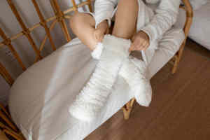 ถุงเท้าซับในขนแกะกันลื่นสำหรับฤดูหนาว - Product Image 4
