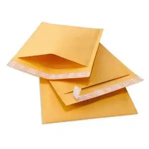 Manufacturer Recyclable Brown Paper Envelopes Kraft Paper Padded Mailer For Shopping Packing Bags