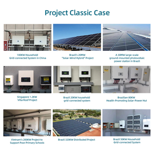 Panneaux solaires photovoltaïques hybrides 6 kW hors réseau/sur réseau avec contrôleur MPPT, kit complet de système énergétique pour usage domestique - Product Image 5