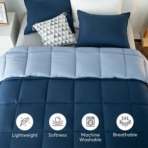 Nouvel ensemble de couettes douces moelleuses de vente directe d'usine couette de literie alternative matelassée facile à laver - Product Image 5